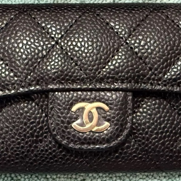 CHANEL Small Wallet in Black Caviar Leather NIB - Picture 4 of 9